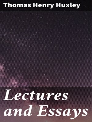 cover image of Lectures and Essays
